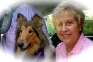 Sherry Dodson, Certified Professional Dog Trainer with Collie, Pittsboro, NC